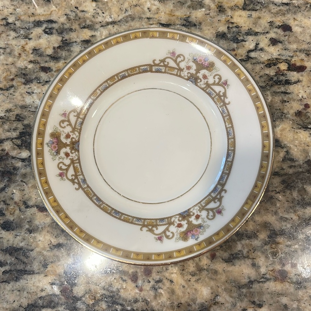 EPIAG Moresque Saucer Czechoslovakia #5032 x4 saucers